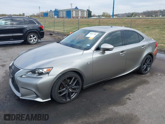 2015 Lexus IS 250 with VIN JTHBF1D29F5050317, listed as a IAAI auction lot 40681786 with 173,799 mi miles. Bid and sale history available at carsss.com. Image 18.