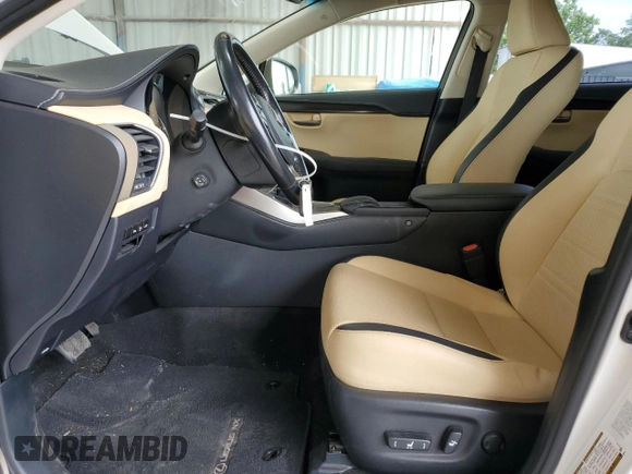 2016 Lexus NX 200t with VIN JTJBARBZ9G2072753, listed as a Copart auction lot 62643065 with 82,264 mi miles and Salvage title. Bid and sale history available at DreamBid. Image 7.