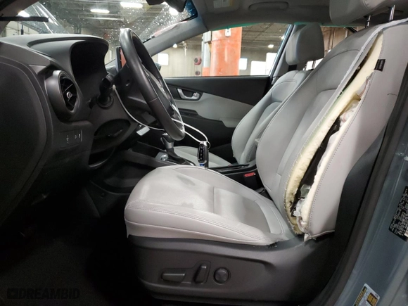 2023 Hyundai Kona Limited with VIN KM8K5CA35PU934352, listed as a Copart auction lot 87032844 with 21,325 mi miles and Salvage Title. Bid and sale history available at carsss.com. Image 7.