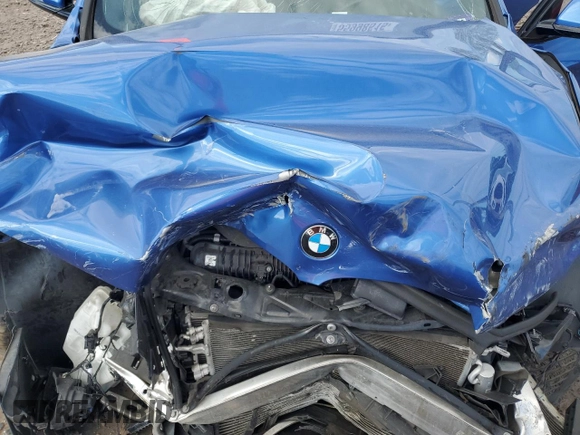 2017 BMW X1 xDrive28i with VIN WBXHT3C32H5F81460, listed as a Copart auction lot 55998515 with 123,853 mi miles and Salvage title. Bid and sale history available at DreamBid. Image 11.