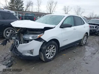 2020 Chevrolet Equinox LS with VIN 3GNAXHEV0LS583256, listed as a IAAI auction lot 41694205 with 208,492 mi miles. Bid and sale history available at carsss.com. Image 17.