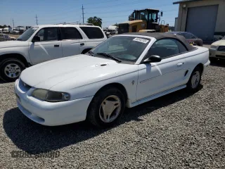1998 Ford Mustang с VIN 1FAFP4449WF155281, выставлен на аукционе Copart как лот 66040705 с пробегом 82 077 миль миль и Чистый • Clean title. История ставок и продаж доступна на DreamBid. Изображение 1.