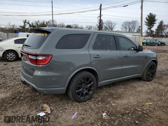 2021 Dodge Durango SRT Hellcat with VIN 1C4SDJH99MC740849, listed as a Copart auction lot 44979115 with 40,615 mi miles and Salvage Title. Bid and sale history available at DreamBid. Image 3.