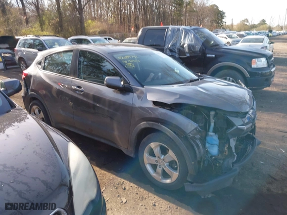 2016 Honda HR-V LX with VIN 3CZRU6H3XGM708755, listed as a IAAI auction lot 42039742 with 92,300 mi miles. Bid and sale history available at carsss.com. Image 13.