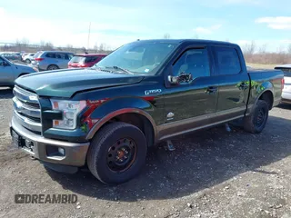 2015 Ford F-150 XLT with VIN 1FTEW1EGXFFC82332, listed as a IAAI auction lot 41922481 with 127,656 mi miles. Bid and sale history available at carsss.com. Image 18.