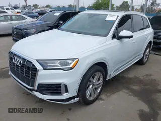 2023 Audi Q7 Premium Plus with VIN WA1LXBF73PD005733, listed as a IAAI auction lot 42229125 with 42,381 mi miles and . Bid and sale history available at DreamBid. Image 2.