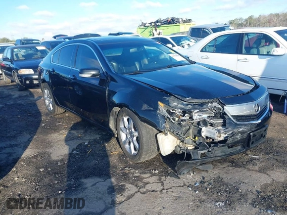 2012 Acura TL Tech Auto with VIN 19UUA8F50CA025948, listed as a IAAI auction lot 41723890 with 203,424 mi miles. Bid and sale history available at carsss.com. Image 1.