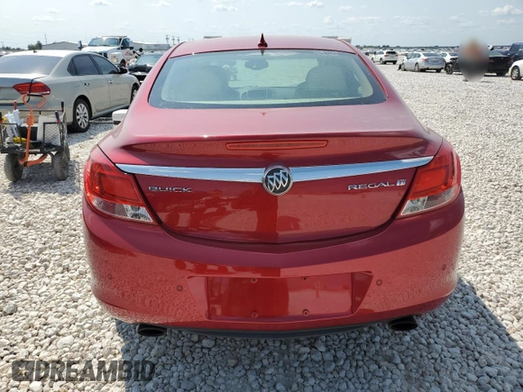 2012 Buick Regal Turbo Premium 1 with VIN 2G4GS5EV3C9215467, listed as a Copart auction lot 71588344 with 87,090 mi miles and Salvage Title. Bid and sale history available at DreamBid. Image 6.