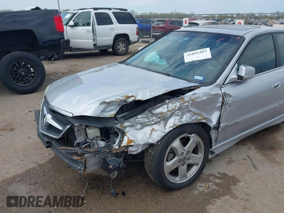2003 Acura TL Type S with VIN 19UUA56843A067547, listed as a IAAI auction lot 41895483 with 178,906 mi miles. Bid and sale history available at carsss.com. Image 6.