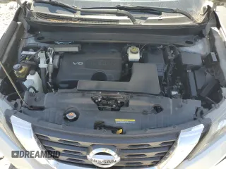 2017 Nissan Pathfinder SL with VIN 5N1DR2MM0HC696090, listed as a Copart auction lot 48230775 with 136,598 mi miles and Salvage Title. Bid and sale history available at carsss.com. Image 13.