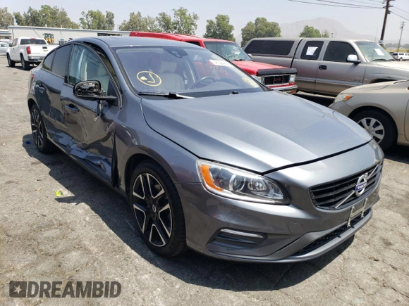 2017 Volvo S60 Dynamic with VIN YV126MFL3H2423228, listed as a Copart auction lot 46324982 with 80,384 mi miles. Bid and sale history available at carsss.com. Image 1.