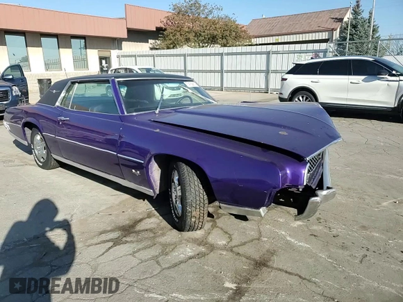 1967 Ford Thunderbird with VIN 7Y82Z163635, listed as a Copart auction lot 74756614 with 1,079 mi miles and Clean Title. Bid and sale history available at DreamBid. Image 11.