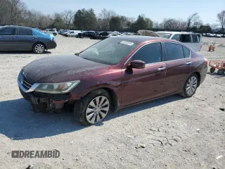 2013 Honda Accord Sdn EX-L with VIN 1HGCR2F83DA271907, listed as a Copart auction lot 51039545 with 135,465 mi miles and Salvage Title. Bid and sale history available at carsss.com. Image 1.
