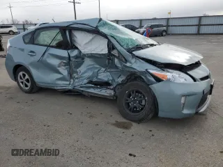 2014 Toyota Prius Four with VIN JTDKN3DUXE1813646, listed as a Copart auction lot 49413175 with 0 mi miles and Salvage Title. Bid and sale history available at carsss.com. Image 4.