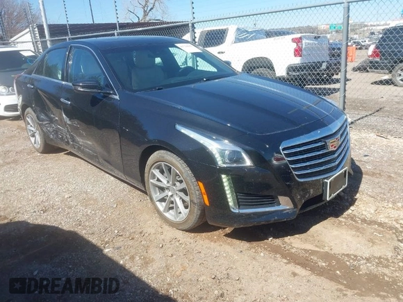 2019 Cadillac CTS Sedan Luxury RWD with VIN 1G6AR5SS3K0101190, listed as a IAAI auction lot 41724659 with 36,684 mi miles. Bid and sale history available at carsss.com. Image 1.
