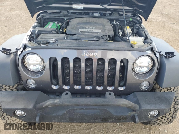 2017 Jeep Wrangler Unlimited Sport with VIN 1C4BJWDG8HL553697, listed as a Copart auction lot 63375785 with 83,573 mi miles and Salvage title. Bid and sale history available at DreamBid. Image 11.