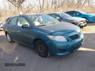 2009 Toyota Corolla with VIN 1NXBU40E19Z126367, listed as a IAAI auction lot 41551337 with 96,283 mi miles. Bid and sale history available at carsss.com. Image 1.