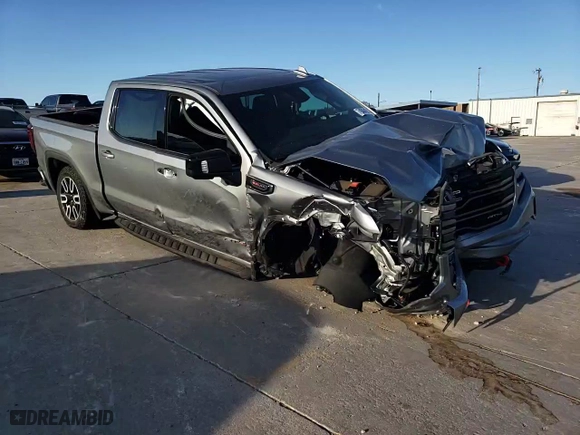 2024 GMC Sierra 1500 AT4 with VIN 3GTUUEEL0RG293378, listed as a Copart auction lot 49346455 with 12,437 mi miles and Salvage Title. Bid and sale history available at carsss.com. Image 10.