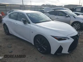 2023 Lexus IS with VIN JTHGZ1B27P5063200, listed as a IAAI auction lot 41227508 with 10,931 mi miles. Bid and sale history available at carsss.com. Image 1.