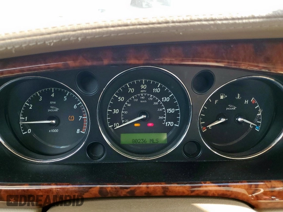 2006 Jaguar XJ Vanden Plas with VIN SAJWA82B16SH06996, listed as a Copart auction lot 62509025 with 80,236 mi miles and Salvage title. Bid and sale history available at DreamBid. Image 9.