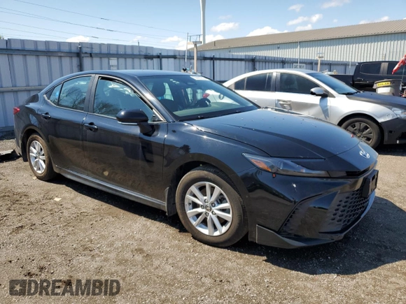 2025 Toyota Camry LE z VIN 4T1DAACK5SU517822, wystawiony jako Copart lot #55895755 z przebiegiem Nie podano mil oraz Szkoda całkowita • Salvage title. Historia ofert i sprzedaży dostępna na DreamBid. Obrazek 4.