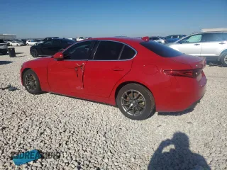 2018 Alfa Romeo Giulia with VIN ZARFAEDNXJ7586263, listed as a Copart auction lot 85797334 with 78,410 mi miles and Salvage title. Bid and sale history available at DreamBid. Image 2.