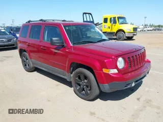 2014 Jeep Patriot Sport with VIN 1C4NJPBAXED848307, listed as a IAAI auction lot 42030605 with 1 mi miles. Bid and sale history available at carsss.com. Image 1.