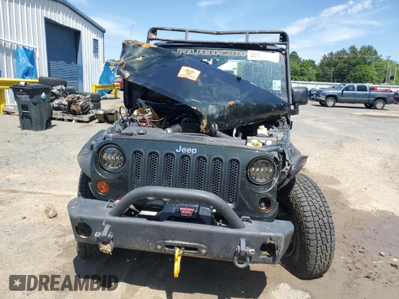 2011 Jeep Wrangler Unlimited Rubicon with VIN 1J4BA6H17BL571194, listed as a Copart auction lot 55430315 with Not provided miles and Salvage title. Bid and sale history available at DreamBid. Image 5.