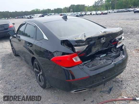 2019 Honda Accord Sport with VIN 1HGCV1F33KA158689, listed as a IAAI auction lot 41967106 with 64,623 mi miles and . Bid and sale history available at DreamBid. Image 3.