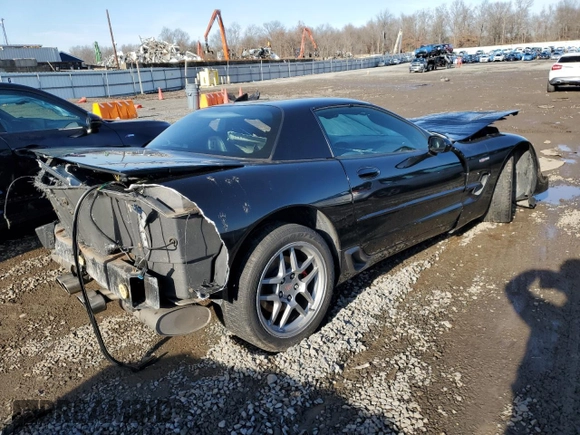 2004 Chevrolet Corvette Z06 with VIN 1G1YY12S545126937, listed as a Copart auction lot 85366444 with 0 mi miles and Salvage Title. Bid and sale history available at carsss.com. Image 3.