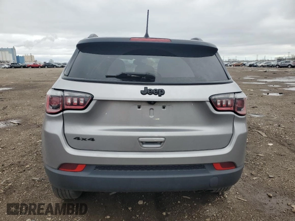 2018 Jeep Compass Altitude with VIN 3C4NJDBB6JT325538, listed as a Copart auction lot 53686905 with 111,400 mi miles and Salvage title. Bid and sale history available at DreamBid. Image 6.