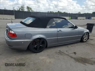 2005 BMW 3 Series 330Ci with VIN WBABW53445PL49161, listed as a Copart auction lot 51822665 with 186,818 mi miles and Clean Title. Bid and sale history available at carsss.com. Image 3.