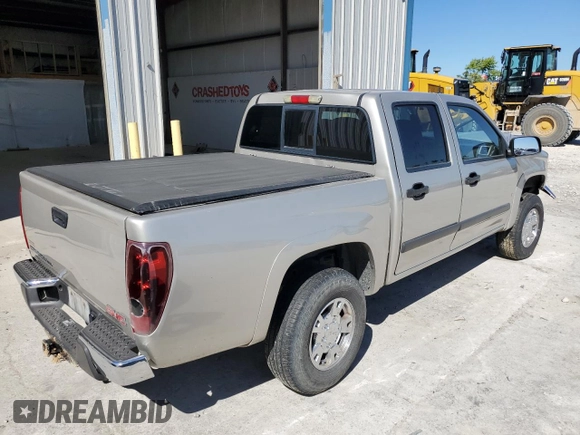 2008 GMC Canyon SLE2 with VIN 1GTDT13E888177284, listed as a Copart auction lot 74299734 with 205,446 mi miles and Salvage Title. Bid and sale history available at carsss.com. Image 3.