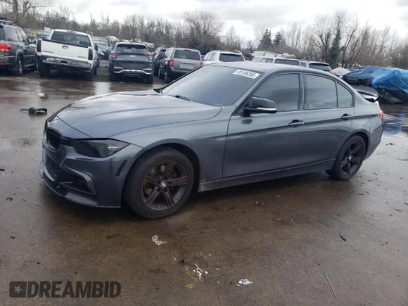 2015 BMW 3 Series 320i with VIN WBA3B1G51FNT05062, listed as a Copart auction lot 45186205 with 74,388 mi miles and Salvage Title. Bid and sale history available at carsss.com. Image 1.