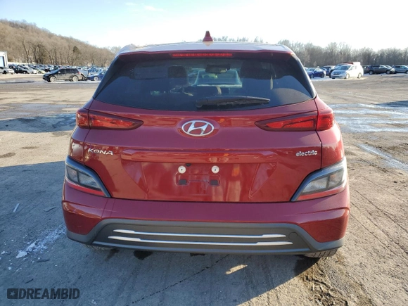 2023 Hyundai Kona Electric SEL with VIN KM8K33AG3PU190503, listed as a Copart auction lot 46178565 with 12,361 mi miles and Non Repairable. Bid and sale history available at carsss.com. Image 6.