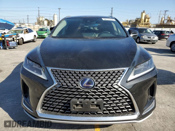 2022 Lexus RX 450h with VIN 2T2HGMDA2NC090365, listed as a Copart auction lot 56177755 with 49,583 mi miles and Salvage title. Bid and sale history available at DreamBid. Image 5.