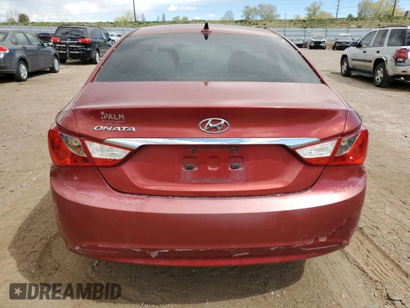 2011 Hyundai Sonata GLS with VIN 5NPEB4AC9BH163722, listed as a Copart auction lot 54074575 with 126,711 mi miles and Salvage Title. Bid and sale history available at DreamBid. Image 6.