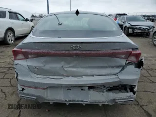 2021 Kia K5 GT-Line with VIN 5XXG64J24MG054054, listed as a Copart auction lot 46406945 with 28,680 mi miles and Salvage Title. Bid and sale history available at carsss.com. Image 6.