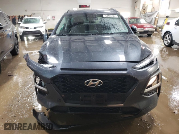 2020 Hyundai Kona SEL with VIN KM8K2CAA3LU515031, listed as a Copart auction lot 47425365 with 21,482 mi miles and Salvage Title. Bid and sale history available at carsss.com. Image 5.