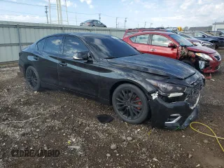 2020 Infiniti Q50 3.0t LUXE with VIN JN1EV7AR8LM256092, listed as a Copart auction lot 50659305 with 96,947 mi miles and Salvage Title. Bid and sale history available at carsss.com. Image 4.