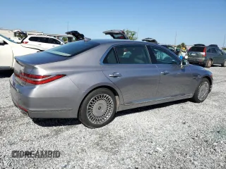 2022 Genesis G90 5.0L Ultimate with VIN KMTF54PH0NU096101, listed as a Copart auction lot 49155155 with 24,673 mi miles and Salvage Title. Bid and sale history available at carsss.com. Image 3.