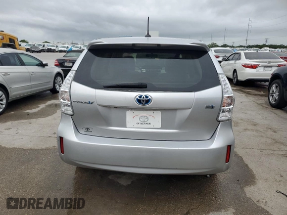 2013 Toyota Prius Two with VIN JTDZN3EU2D3251645, listed as a Copart auction lot 52214065 with 33,069 mi miles and Salvage Title. Bid and sale history available at carsss.com. Image 6.