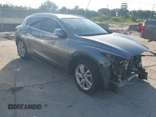 2017 Infiniti QX30 Sport with VIN SJKCH5CP9HA031424, listed as a IAAI auction lot 42792075 with 81,686 mi miles and . Bid and sale history available at DreamBid. Image 1.