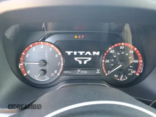 2024 Nissan Titan Pro-4X with VIN 1N6AA1ED6RN111104, listed as a Copart auction lot 46129425 with 4,903 mi miles and Salvage title. Bid and sale history available at DreamBid. Image 9.