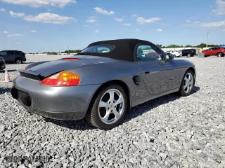 2002 Porsche Boxster with VIN WP0CA29862U624203, listed as a Copart auction lot 52959395 with 91,296 mi miles and Salvage Title. Bid and sale history available at carsss.com. Image 3.