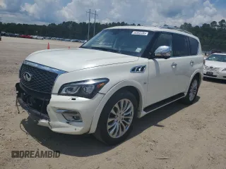2016 Infiniti QX80 with VIN JN8AZ2NF3G9613436, listed as a Copart auction lot 62862395 with 116,374 mi miles and Salvage title. Bid and sale history available at DreamBid. Image 1.
