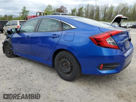 2018 Honda Civic LX with VIN 2HGFC2F57JH604661, listed as a Copart auction lot 56489085 with 71,744 mi miles and Salvage Title. Bid and sale history available at DreamBid. Image 2.