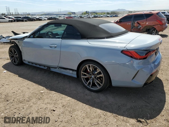 2023 BMW 4 Series M440i with VIN WBA53AT01PCL91616, listed as a Copart auction lot 47606453 with 1,143 mi miles and . Bid and sale history available at DreamBid. Image 2.