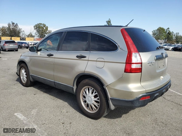 2007 Honda CR-V LX with VIN JHLRE383X7C016386, listed as a Copart auction lot 52617335 with 195,655 mi miles and Salvage Title. Bid and sale history available at carsss.com. Image 2.