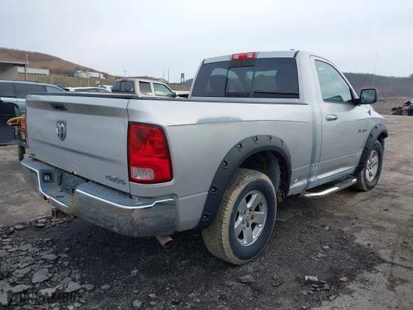 2010 Dodge Ram 1500 ST with VIN 3D7JV1EP4AG108092, listed as a IAAI auction lot 41705828 with 16,007 mi miles. Bid and sale history available at carsss.com. Image 4.